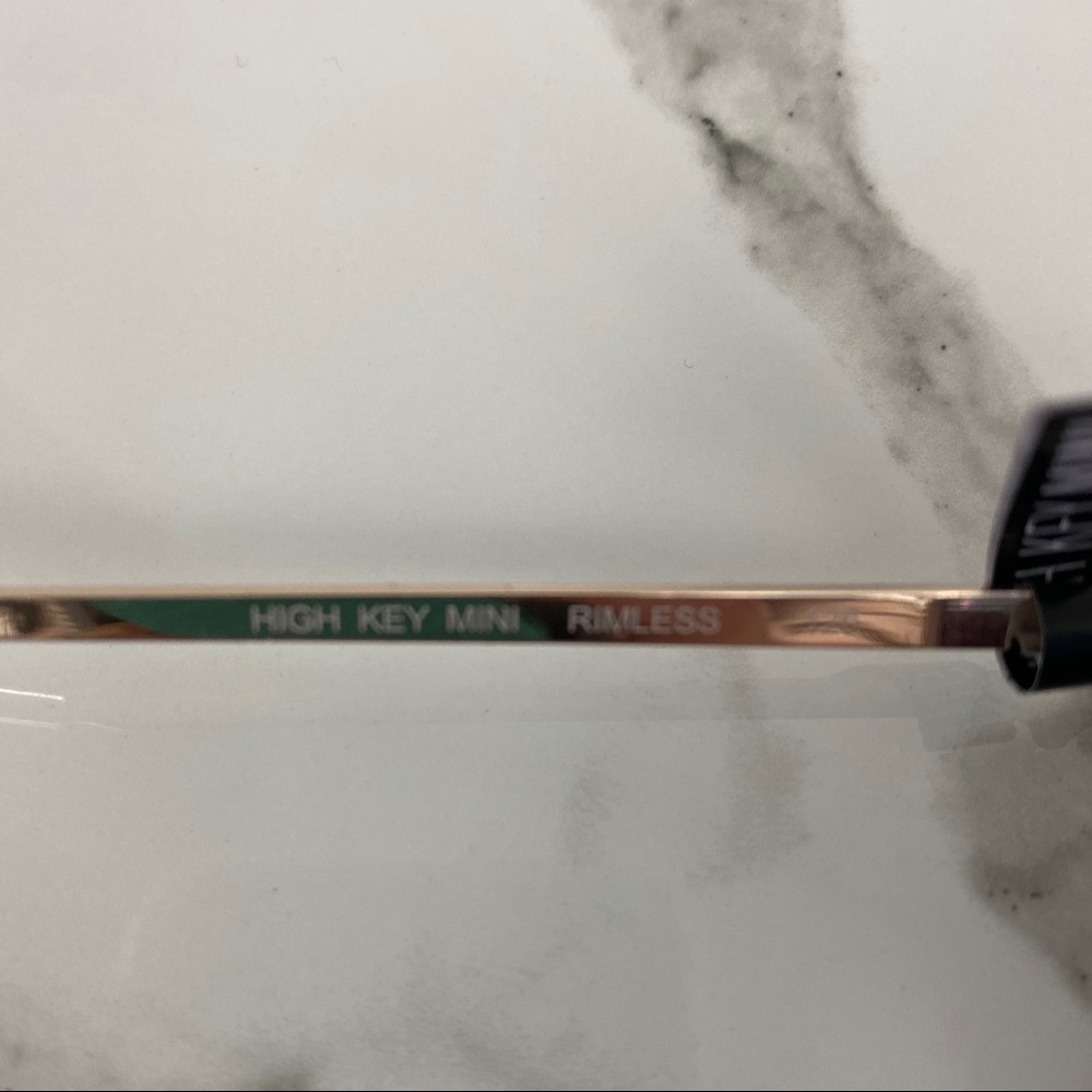 Quay Australia High Key mini rimless sunglasses - Picture 6 of 8